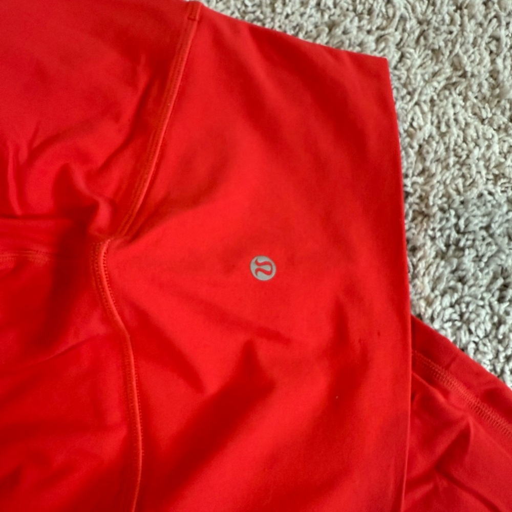 Lululemon Red Leggings